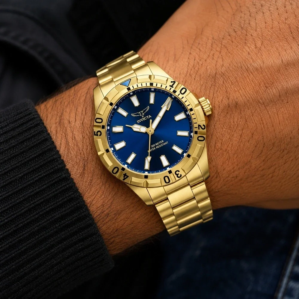 Invicta Specialty I by Invicta Men's Watch 42mm Gold Dive Case Included New